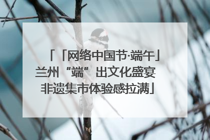 「网络中国节·端午」兰州“端”出文化盛宴 非遗集市体验感拉满