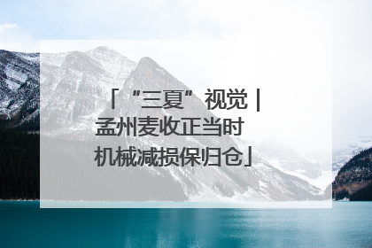 “三夏”视觉｜孟州麦收正当时 机械减损保归仓