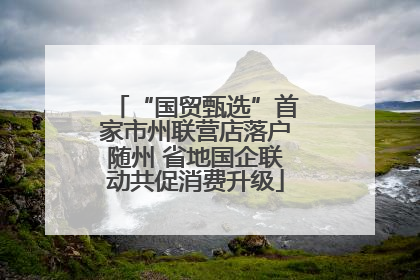 “国贸甄选”首家市州联营店落户随州 省地国企联动共促消费升级