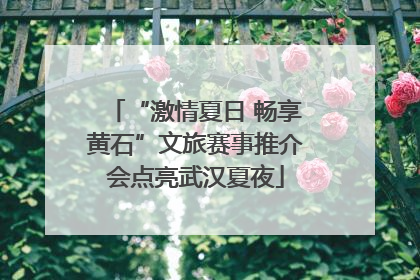 “激情夏日 畅享黄石”文旅赛事推介会点亮武汉夏夜