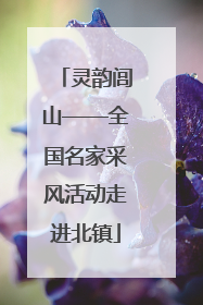灵韵闾山——全国名家采风活动走进北镇