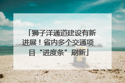 狮子洋通道建设有新进展！省内多个交通项目“进度条”刷新
