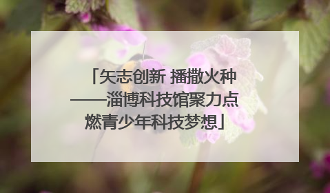 矢志创新 播撒火种——淄博科技馆聚力点燃青少年科技梦想
