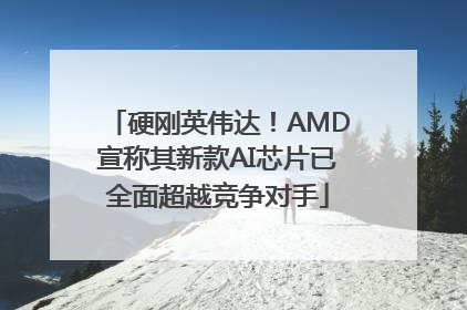 硬刚英伟达！AMD宣称其新款AI芯片已全面超越竞争对手