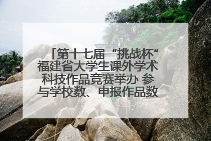 第十七届“挑战杯”福建省大学生课外学术科技作品竞赛举办 参与学校数、申报作品数创历史新高