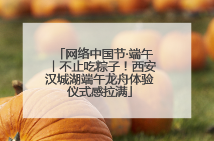 网络中国节·端午丨不止吃粽子！西安汉城湖端午龙舟体验仪式感拉满