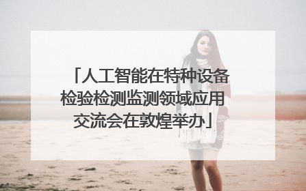人工智能在特种设备检验检测监测领域应用交流会在敦煌举办
