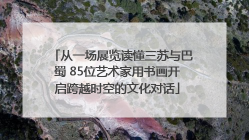 从一场展览读懂三苏与巴蜀 85位艺术家用书画开启跨越时空的文化对话
