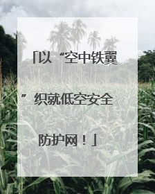 以“空中铁翼”织就低空安全防护网！
