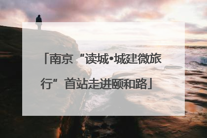 南京“读城•城建微旅行”首站走进颐和路