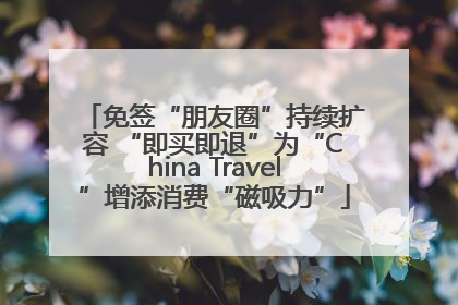 免签“朋友圈”持续扩容 “即买即退”为“China Travel”增添消费“磁吸力”