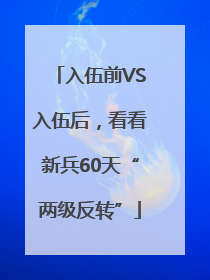 入伍前VS入伍后，看看新兵60天“两级反转”