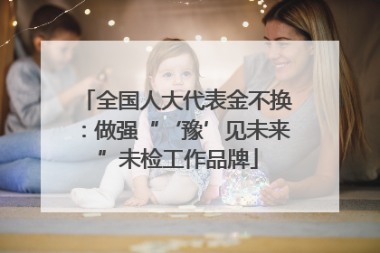 全国人大代表金不换：做强“‘豫’见未来”未检工作品牌