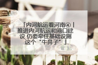 内河航运看河南④丨推进内河航运和港口建设 仍要牵住基础设施这个“牛鼻子”