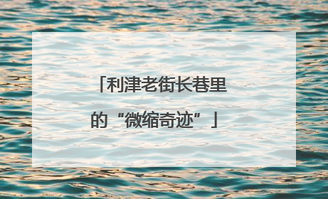 利津老街长巷里的“微缩奇迹”