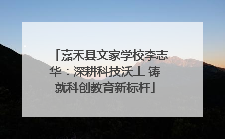 嘉禾县文家学校李志华：深耕科技沃土 铸就科创教育新标杆