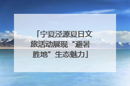宁夏泾源夏日文旅活动展现“避暑胜地”生态魅力