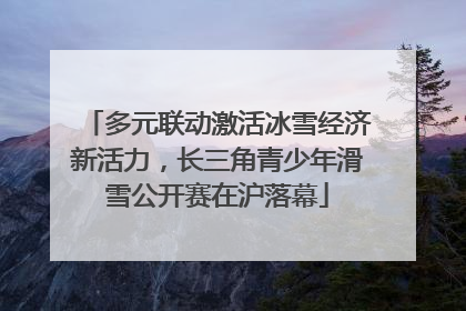 多元联动激活冰雪经济新活力，长三角青少年滑雪公开赛在沪落幕