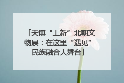 天博“上新”北朝文物展：在这里“遇见”民族融合大舞台