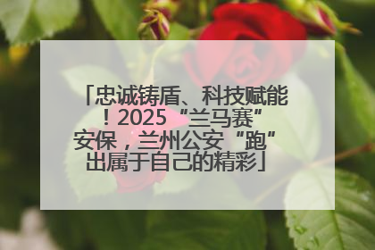 忠诚铸盾、科技赋能！2025“兰马赛”安保，兰州公安“跑”出属于自己的精彩
