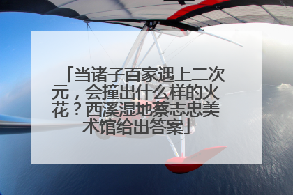 当诸子百家遇上二次元，会撞出什么样的火花？西溪湿地蔡志忠美术馆给出答案