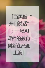 当黑板“开口说话”：一场AI课件的教育创新在蒸湘上演