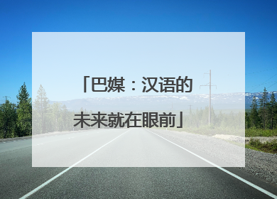 巴媒：汉语的未来就在眼前