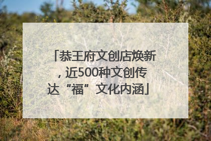 恭王府文创店焕新，近500种文创传达“福”文化内涵