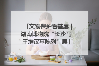 文物保护看基层｜湖南博物院“长沙马王堆汉墓陈列”展