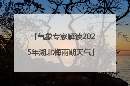 气象专家解读2025年湖北梅雨期天气