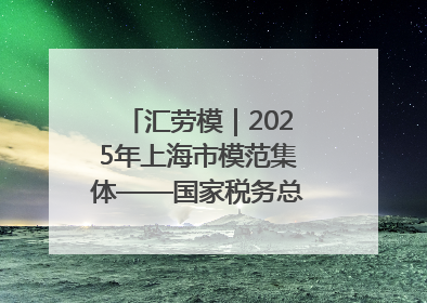 汇劳模｜2025年上海市模范集体——国家税务总局上海市徐汇区税务局第一税务所