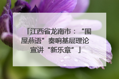 江西省龙南市：“围屋燕语”奏响基层理论宣讲“新乐章”