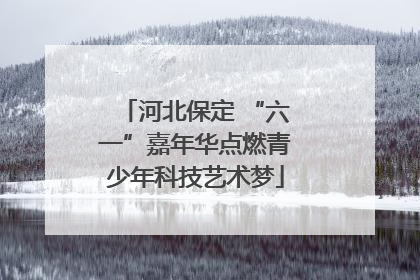 河北保定 “六一”嘉年华点燃青少年科技艺术梦