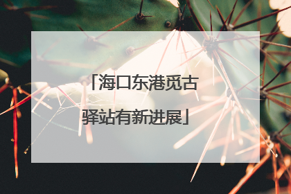 海口东港觅古驿站有新进展