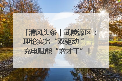 清风头条｜武陵源区：理论实务“双驱动 ” 充电赋能“增才干”