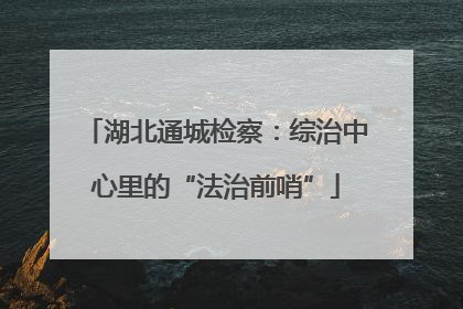 湖北通城检察：综治中心里的“法治前哨”