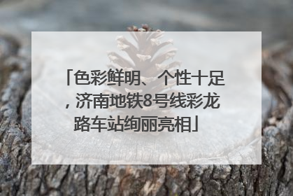 色彩鲜明、个性十足，济南地铁8号线彩龙路车站绚丽亮相