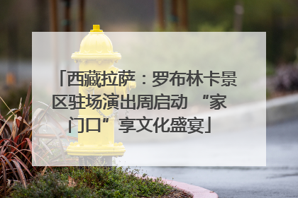 西藏拉萨：罗布林卡景区驻场演出周启动 “家门口”享文化盛宴