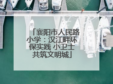 襄阳市人民路小学：汉江畔环保实践 小卫士共筑文明城