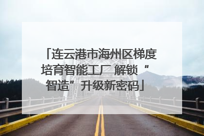 连云港市海州区梯度培育智能工厂 解锁“智造”升级新密码