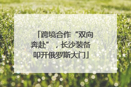 跨境合作“双向奔赴”，长沙装备叩开俄罗斯大门