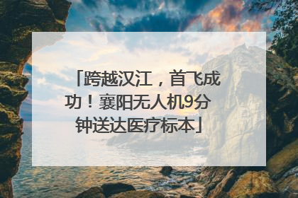 跨越汉江，首飞成功！襄阳无人机9分钟送达医疗标本
