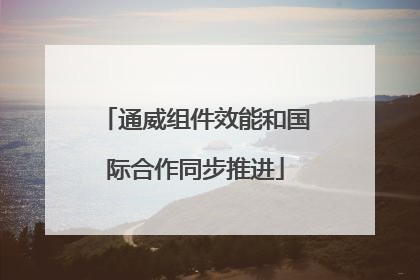 通威组件效能和国际合作同步推进
