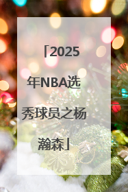 2025年NBA选秀球员之杨瀚森