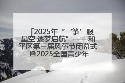 2025年“‘筝’服星空·逐梦启航”——和平区第三届风筝节闭幕式 暨2025全国青少年风筝制作放飞赛（沈阳站）颁奖仪式