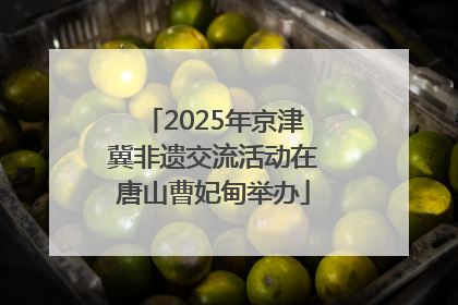 2025年京津冀非遗交流活动在唐山曹妃甸举办
