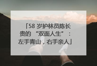 58 岁护林员陈长贵的 “双面人生”：左手青山，右手亲人